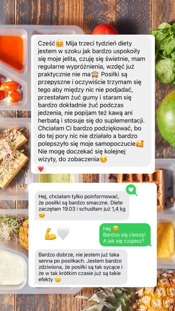 opinia o diecie i współpracy z Justyną