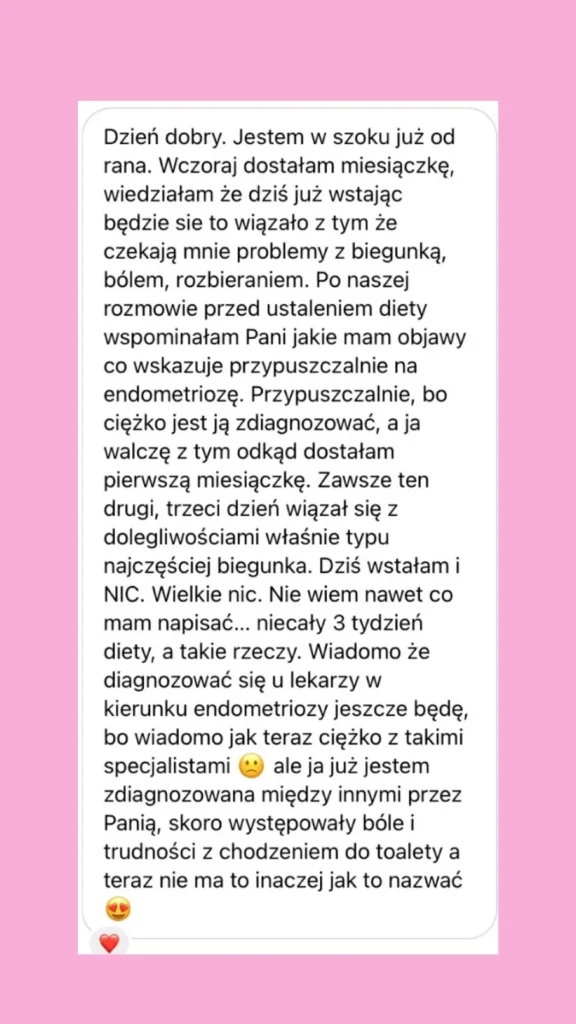opinia o współpracy i pomocy Justyny