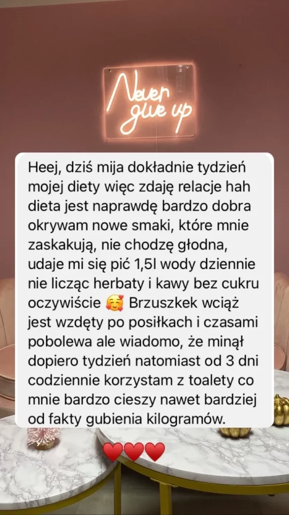 kolejna opinia o współpracy z Justyną