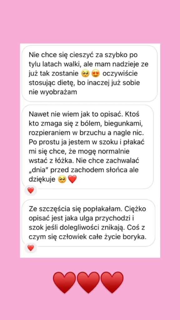 opinia o pomocy Justyny jako dietetyka