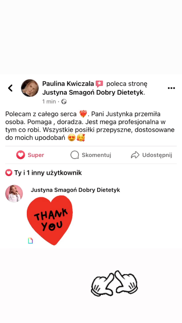 współpraca z Justyną opinia